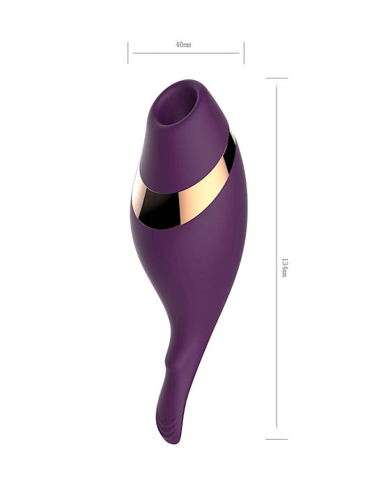 Amore Tapered Suction Vibrator