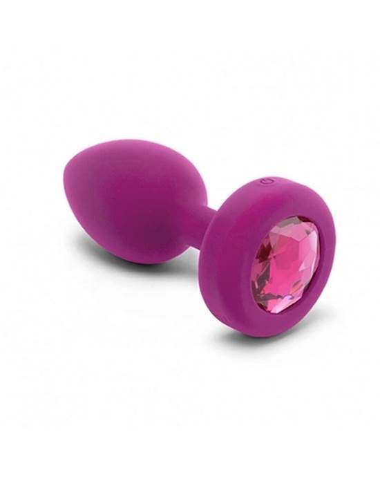 B-vibe Vibrating Jewel Plug - 3.8 Inch