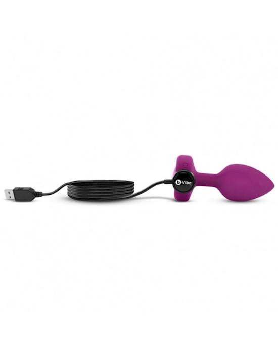 B-vibe Vibrating Jewel Plug - 3.8 Inch