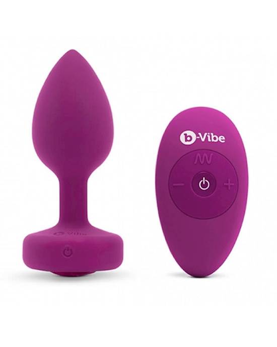B-vibe Vibrating Jewel Plug - 3.8 Inch