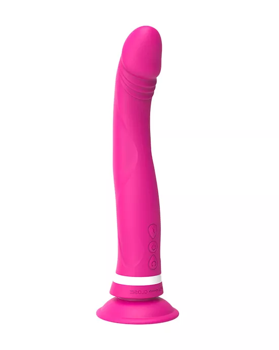 Vibrating Angled GSpot Dildo
