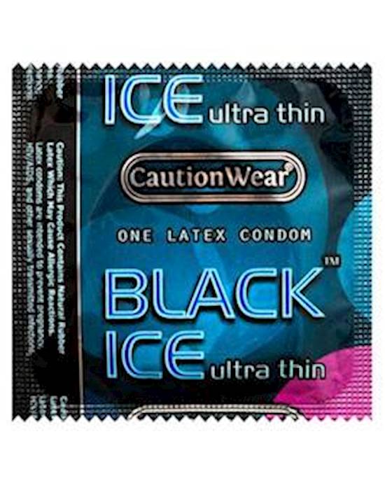 Caution Wear Black Ice  Single unit