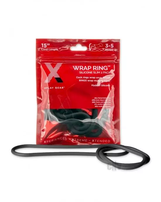 Xplay Silicone Thin Wrap Ring 15