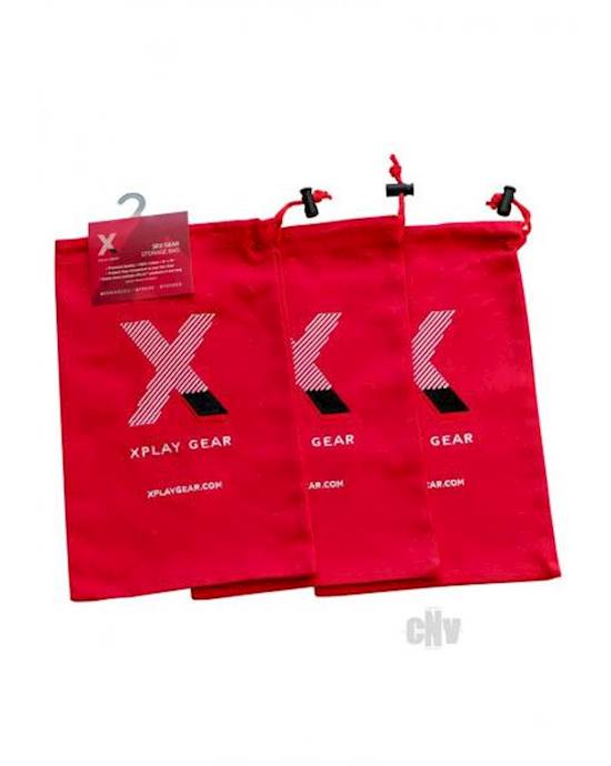 Ultra Soft Gear Bag 8x13 3pk Red