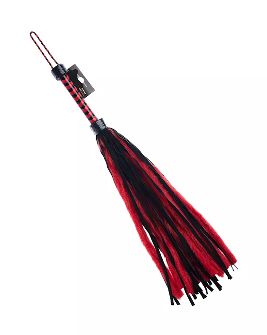 Bound X Lambskin and Faux Fur Flogger