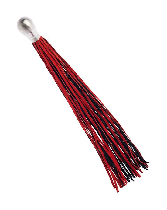 Bound X Suede Flogger with Metal Ball Handle