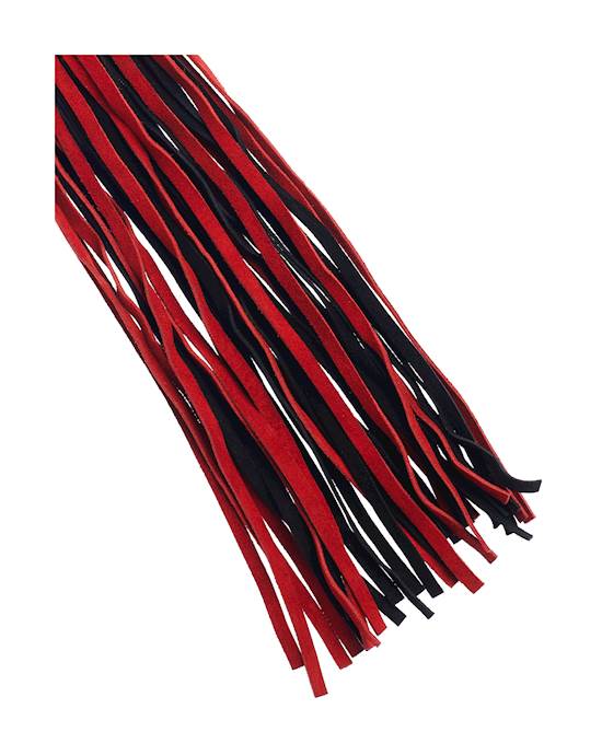 Bound X Suede Flogger With Metal Ball Handle