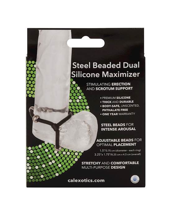 Steel Beaded Dual Silicone Maximizer 