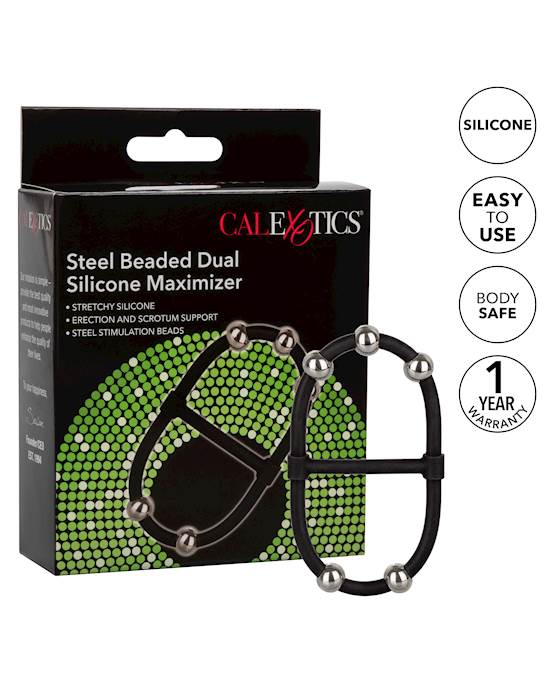 Steel Beaded Dual Silicone Maximizer 