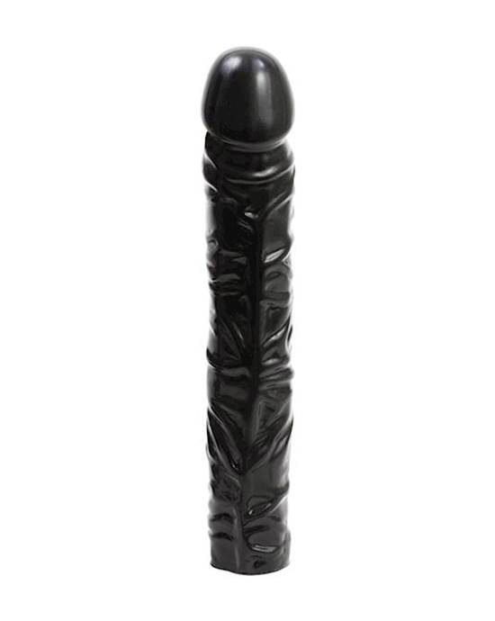 Classic Cock Dong 10 Inches Black