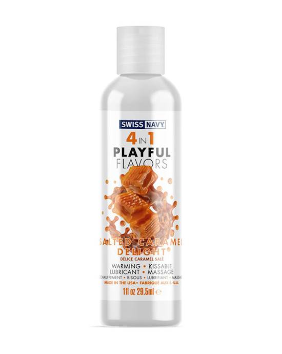 Swiss Navy 4 In 1 Salted Caramel Playful Flavours