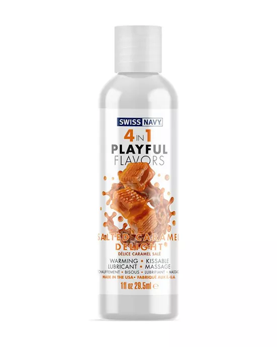 Swiss Navy 4 in 1 Salted Caramel Playful Flavours