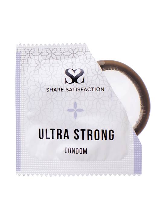 Share Satisfaction Ultra Strong Condom - Single 
