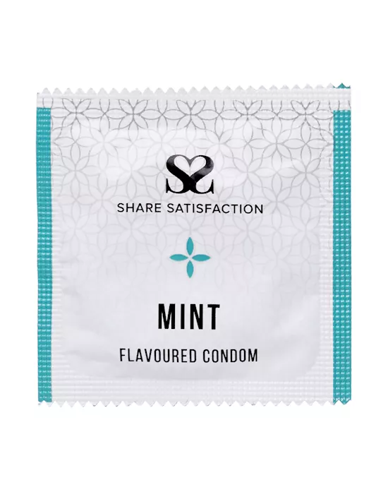 Share Satisfaction Mint Flavoured Condom  Single