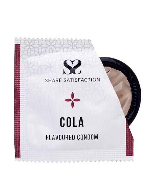Share Satisfaction Cola Flavoured Condom - Single
