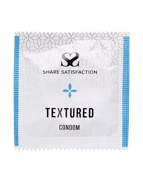 Share Satisfaction Textured Condom  Single