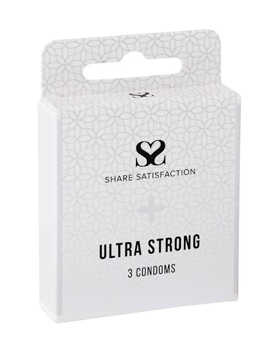 Share Satisfaction Ultra Strong Condom - 3 Pack