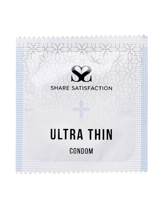 Share Satisfaction Ultra Thin Condoms - 12 Pack