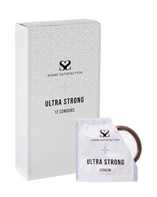 Share Satisfaction Ultra Strong Condoms  12 Pack