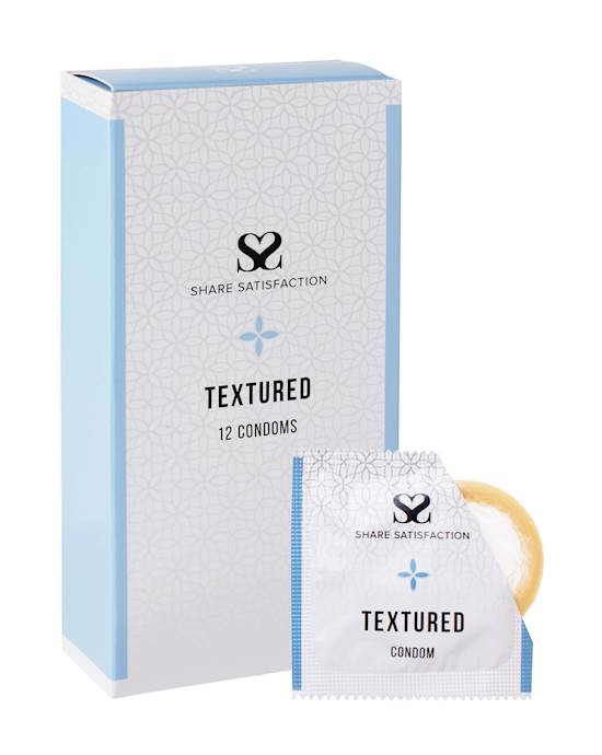 Share Satisfaction Textured Condoms  12 Pack