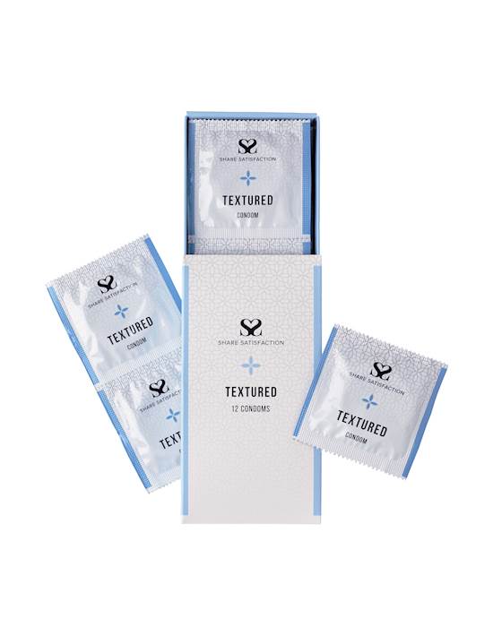 Share Satisfaction Textured Condoms - 12 Pack