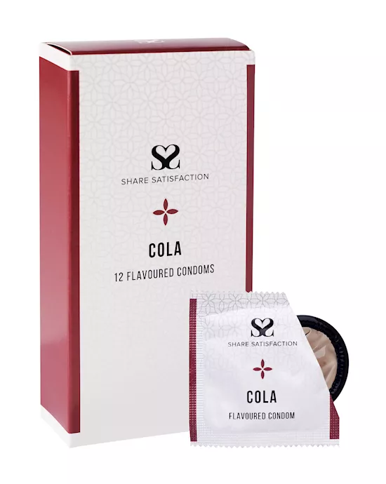 Share Satisfaction Cola Flavoured Condoms  12 Pack