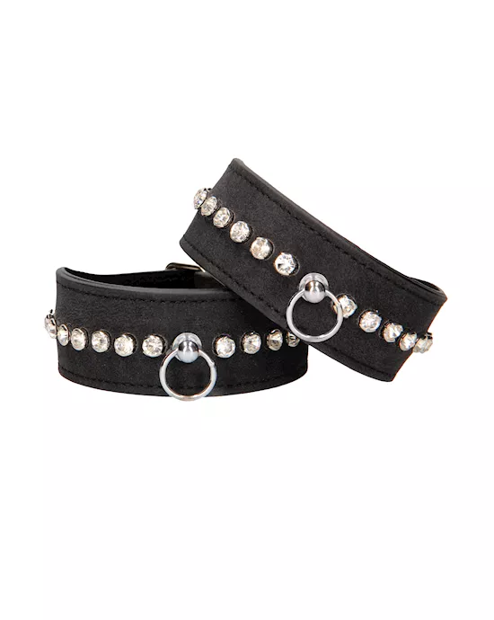 Diamond Studded Ankle Cuffs