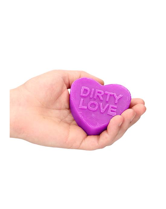 Lavender Scented Heart Soap - Dirty Love