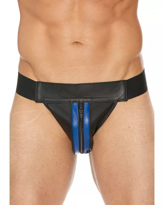 Plain Front Jock with Zip