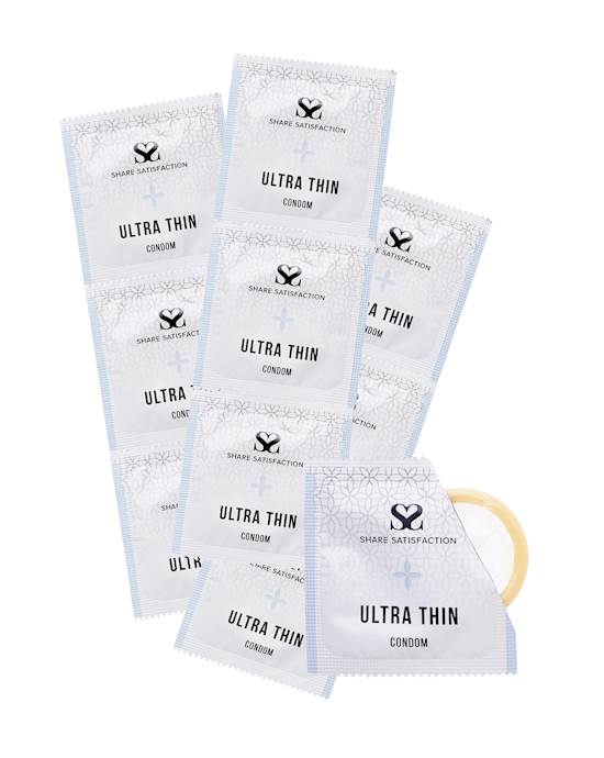 Share Satisfaction Ultra Thin Condoms  100 Bulk Pack