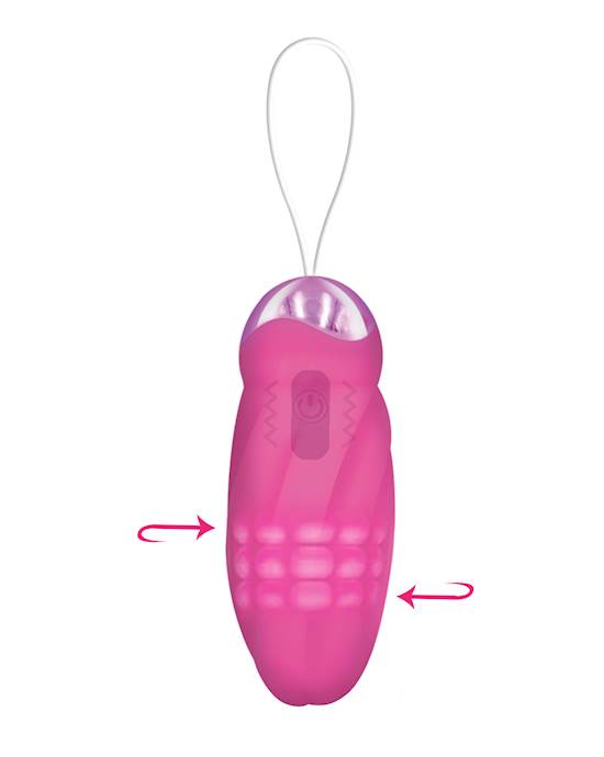 Amore Pastel Pleasure Rotating Egg Vibrator With Remote