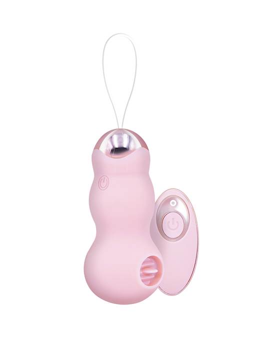 Amore Pastel Pleasure Licking Bullet Vibrator with Remote