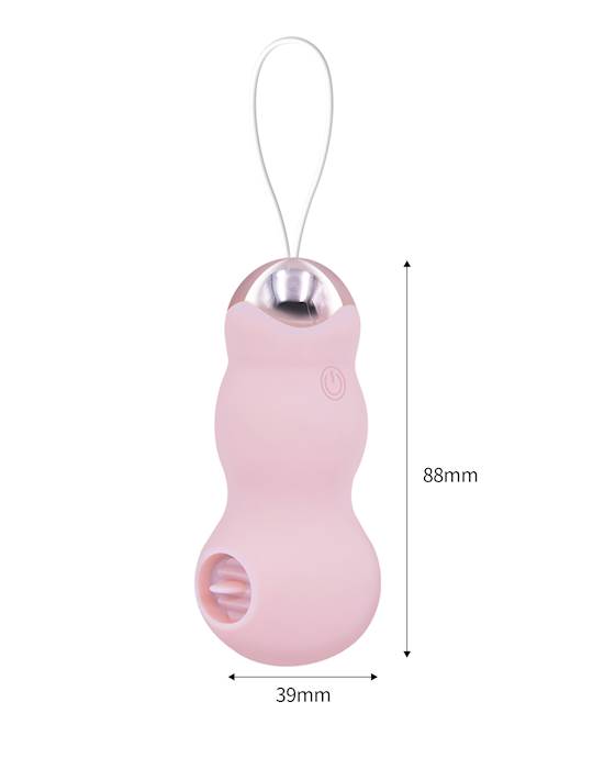 Amore Pastel Pleasure Licking Bullet Vibrator With Remote
