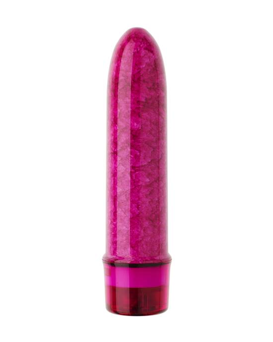 Joya Pattern Bullet Vibrator - Bright Pink