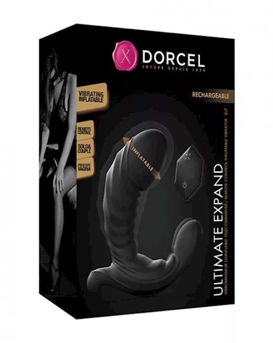 Dorcel Ultimate Expand Butt Plug Wremote  Black