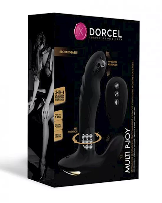 Dorcel Pjoy Double Action Prostate Massager  Black