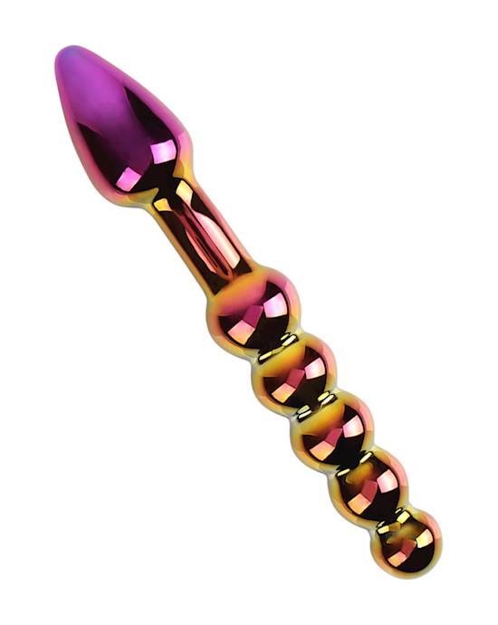 Lucent Pink Gold Anal Beads