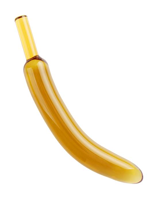 Lucent Banana Glass Massager