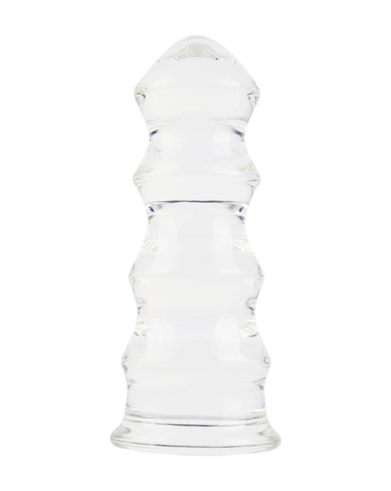 Lucent XL Pagoda Glass Butt Plug