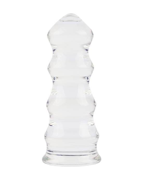 Lucent Pagoda Glass Butt Plug