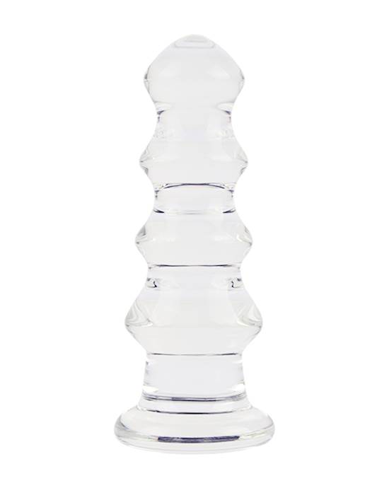 Lucent Small Pagoda Glass Butt Plug