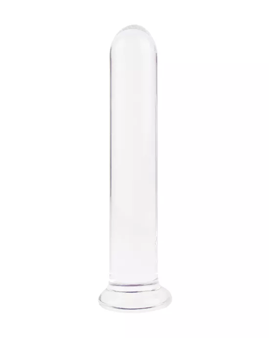 Lucent Cylinder Glass Dildo