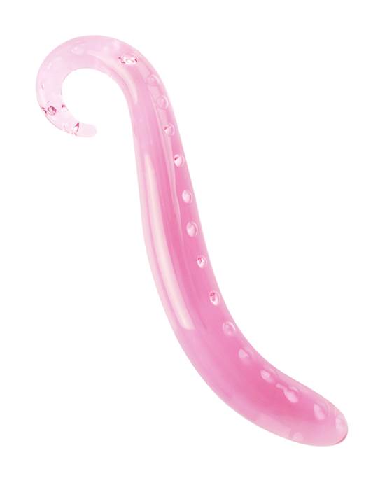 Lucent Dotted Tail Glass Massager