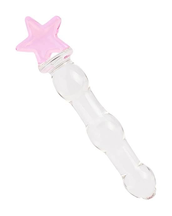 Lucent Large Star Handle Glass Massager