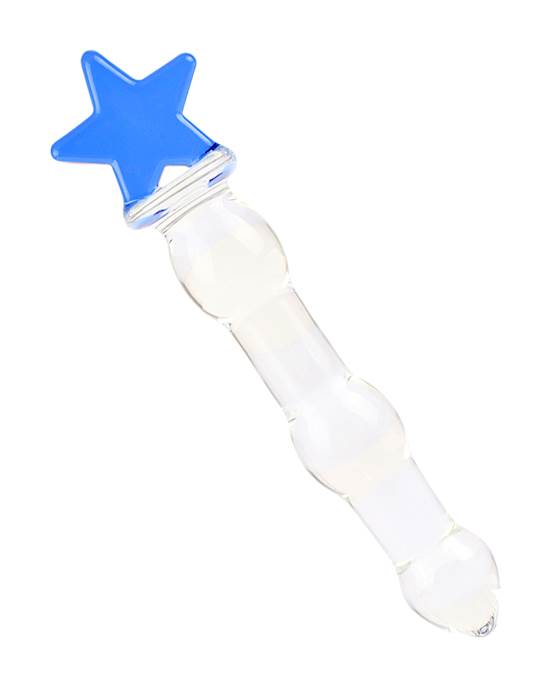 Lucent Large Star Handle Glass Massager