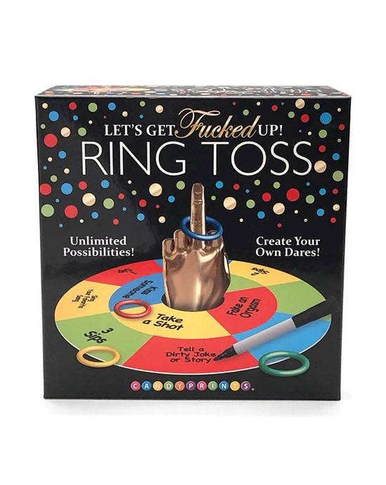 LetS Get Fucked Up Ring Toss Party Game