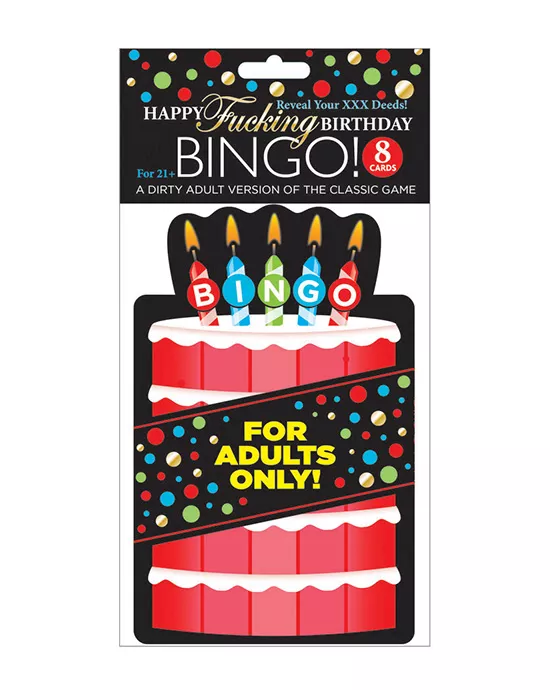 Dirty Fucking Blowout Bingo Party Game