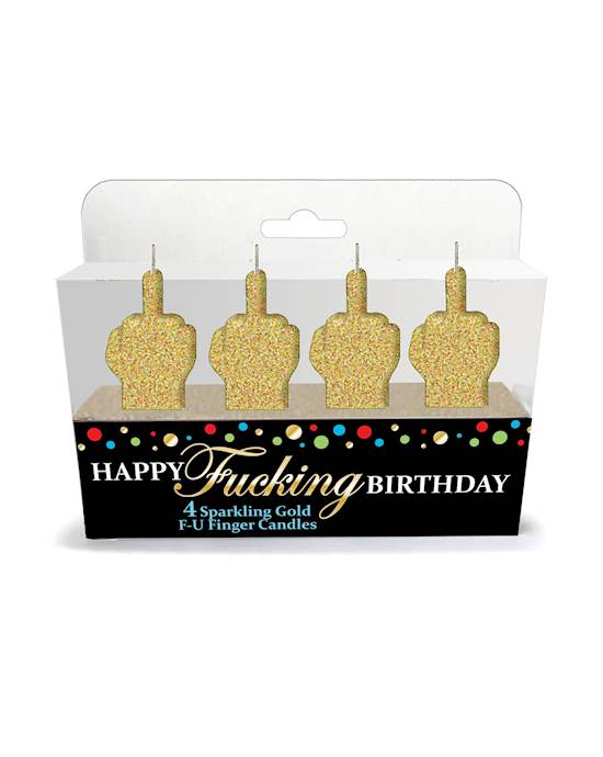 Happy Fucking Birthday Fu Candle Set