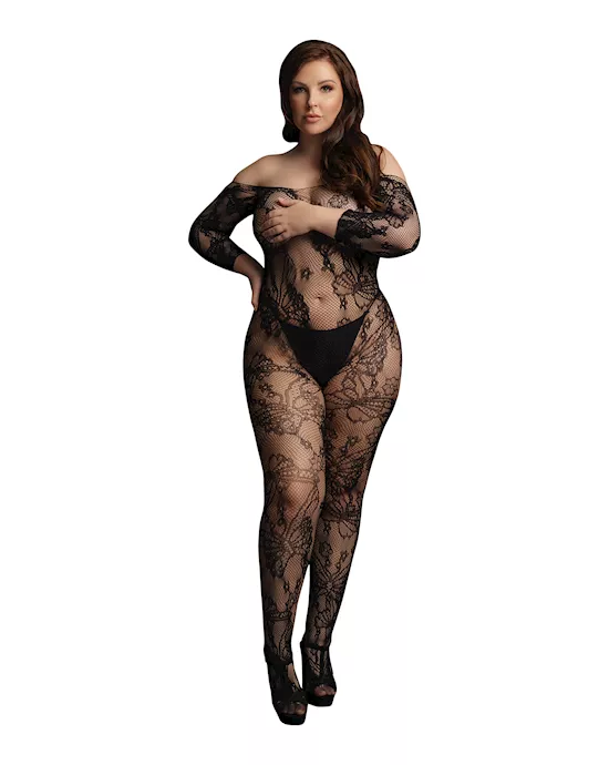 Lace Sleeved Bodystocking