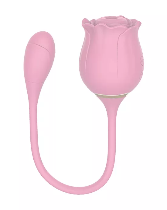 Regal Rose Sucking Vibrator with Egg Vibrator